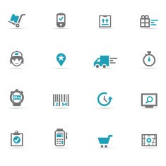 Icon Set Logistic N12