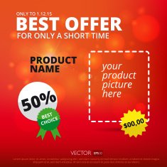 Vector sale background Best offer