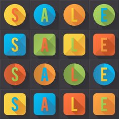 Sale (colorful flat icons collection)