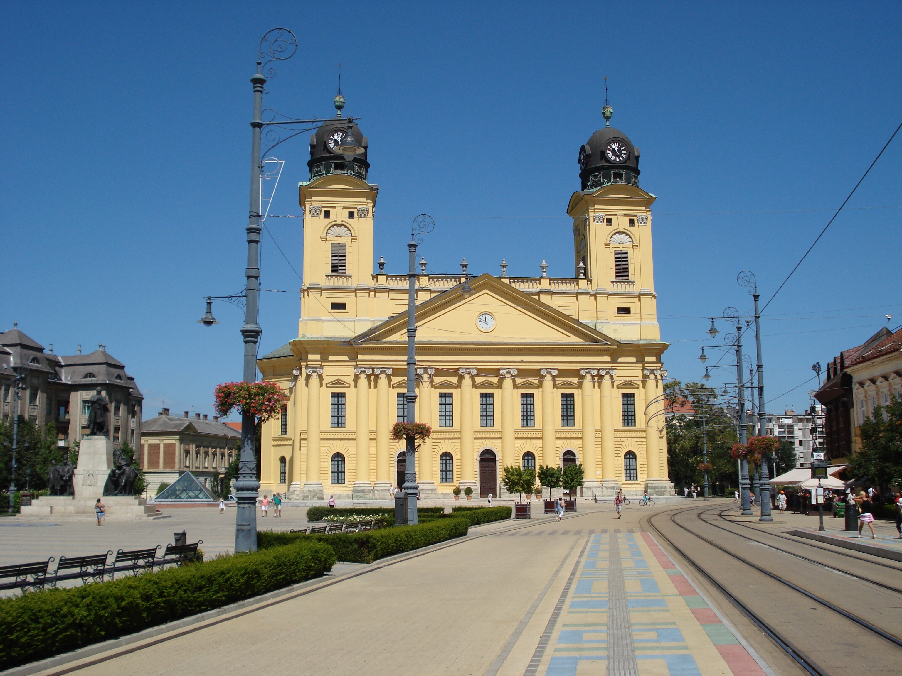 Famous church in Debrecen, Hungary free image download