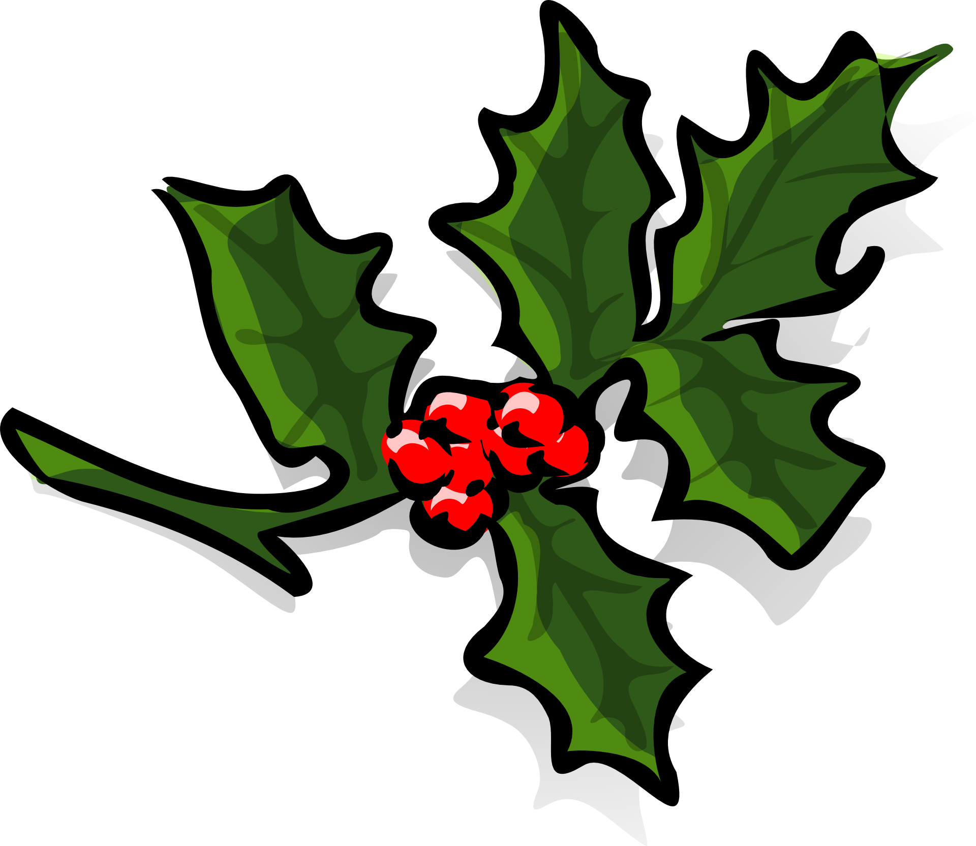 Holly berries christmas drawing free image download