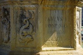 stone carving rome