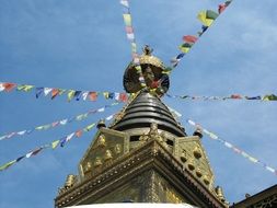 dome of a tibetan temple