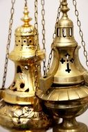 gilded thuribles