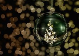 christmas green tree decorations
