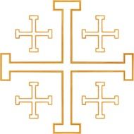 cross on a white background
