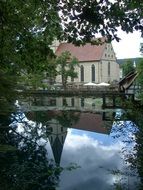 blautopf mirroring water blaubeuren