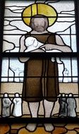 image of Jesus on a church window