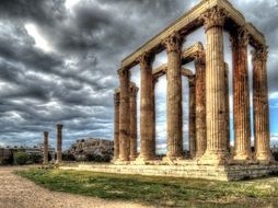 temple zeus acropolis