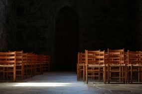 church audience chairs