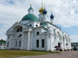 golden ring church in rostov in russia