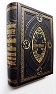 book bible in leather bound religion christian