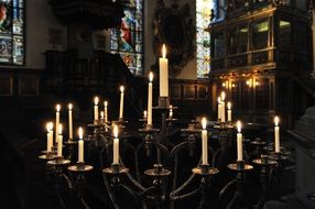 church candleholder flame