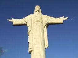 christ white statue