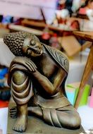 sleeping buddha, Bronze figure