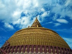 photo of the religion temple in Burma