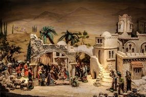Christmas greeting card decoration