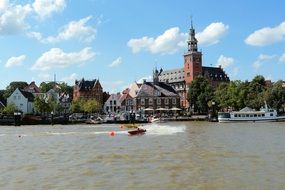 church near the river in east frisia