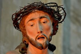 Jesus suffering statue