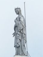silver statue of christ the redeemer