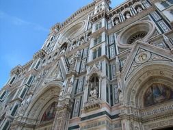 Church facade in Florence