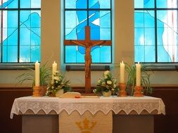 altar in church