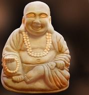 clipart of figure of smiling buddha