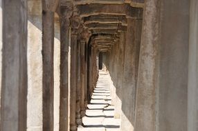 ancient angkor wat temple in cambodia