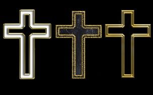 cross digital drawing