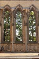 view from church windows