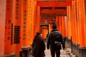 japan temple gates