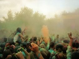 holi solid colors festival