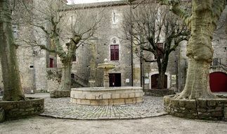 holy eulalie of cernon France medieval village