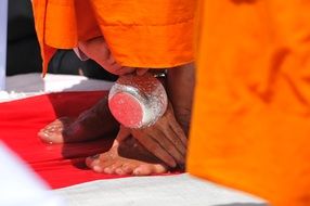washing water at ritual