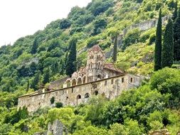 temple mountainside