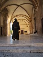 franciscan monk in church