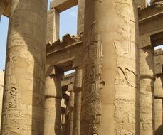 egypt temple columns
