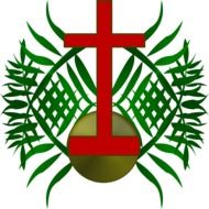 palm sunday logo drawing