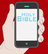 bible in smartphone