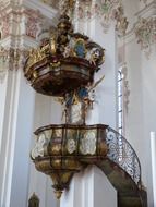 church baroque pulpit