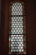 amazing stained glass window in a church