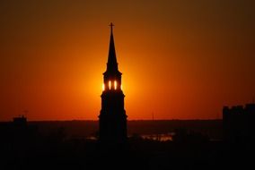 church steeple spire