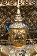 demon face thailand temple