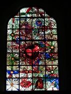 colorful church stained glass window