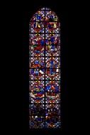 photo of the colorful church window