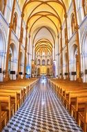 church interior in Vietnam