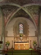 altar of a medieval church