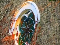 church wall window