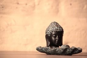 carved Buddha head