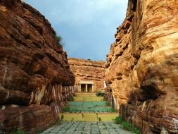 rock formations like a temple in india